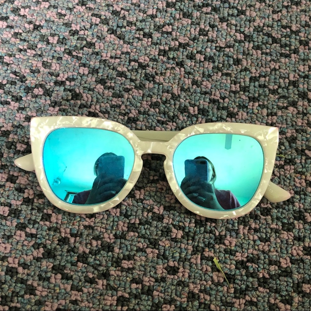 quay reflective sunglasses